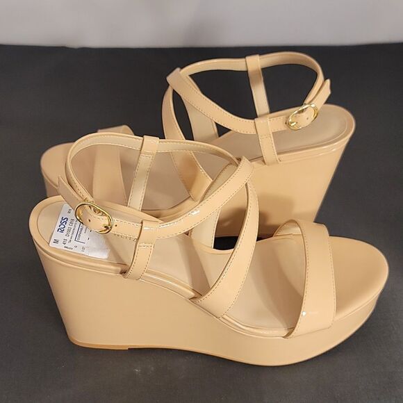 BRAND NEW STUART WEITZMAN WOMEN'S NATURAL AVE 75 WEDGE SANDAL - Picture 7 of 16